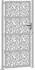 vidaXL Gartentor Blatt-Design wetterfester Stahl 100x200cm (4100968)