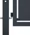 vidaXL Gartentor Stahl 100x75cm anthrazit