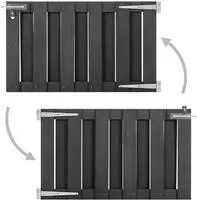 vidaXL Gartentor WPC 100 x 60 cm Grau