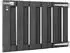 vidaXL Gartentor WPC grau 60-170cm