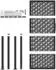 vidaXL Gartentor schwarz 100x200cm Stahl Kreuz-Design (4101003)