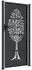 vidaXL Gartentor anthrazit 105x205cm Stahl Baum-Design (153159)