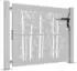 vidaXL Gartentor Cortenstahl Bambus-Design 105x105cm (153239)