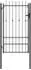 vidaXL Zauntor HORST 100x175cm Metall schwarz abschließbar (42034047)