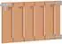 vidaXL Gartentor WPC & Aluminium 100x60cm braun (42039047)