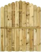 vidaXL Gartentor Impr&auml;gniertes Kiefernholz 100x125 cm