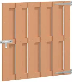 vidaXL Gartentor WPC & Aluminium 100x100cm, braun (42039049)