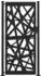vidaXL Gartentor aus Stahl, schwarz, 100x200cm (4100953)