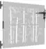 vidaXL Gartentor Cortenstahl Bambus-Design 85x75cm (153232)