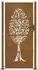 vidaXL Gartentor Cortenstahl Baumdesign 105x205cm (153165)