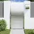 vidaXL Gartentor Edelstahl silber 85x174cm (3402586)