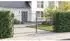 vidaXL Doppeltor Woerden mit Schloss, grau, Stahl, 400x224,5cm (42008858)