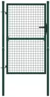 vidaXL Zauntor Stahl 100x125 cm Gr&uuml;n