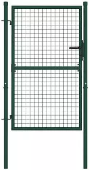 vidaXL Zauntor Stahl 100x125cm, grün (145733)
