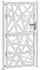 vidaXL Gartentor Cortenstahl helles Design 100x175cm (4100957)