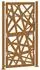 vidaXL Gartentor Cortenstahl helles Design 100x175cm (4100957)