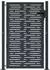 vidaXL Gartentor anthrazit 105x155cm Stahl, quadratisches Design (153193)