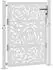 vidaXL Gartentor Verwitterungsstahl Flammendesign 100x125cm (4100995)