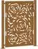 vidaXL Gartentor Verwitterungsstahl Flammendesign 100x125cm (4100995)