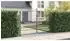 vidaXL Woerden Doppeltor grau 299,5x249,5cm Stahl (42008849)