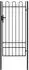 vidaXL Zauntor Boxtel 103x250cm pulverbeschichteter Stahl, grau (42008871)