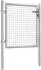 vidaXL Gartentor verzinkter Stahl 105x75cm, silber (144755)