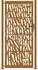 vidaXL Gartentor Stahl Spurendesign 105x205cm (4100988)
