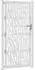 vidaXL Gartentor Stahl Spurendesign 105x205cm (4100988)