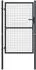 vidaXL Gitter-Gartentor verzinkter Stahl, grau, 100x175cm (145774)