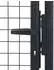 vidaXL Gitter-Gartentor verzinkter Stahl, grau, 100x175cm (145774)