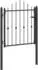 vidaXL Zauntor ASTEN 100x100cm Metall schwarz abschließbar (42034049)