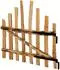 vidaXL Bogenzauntor 100x90cm, imprägniertes Haselholz, braun (42040684)