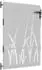 vidaXL Gartentor Cortenstahl Gras-Design 85x150cm (153223)