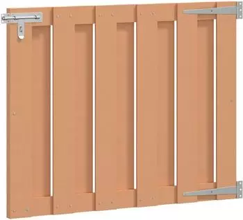 vidaXL Gartentor WPC und Aluminium 100x80cm braun (42039048)