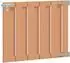 vidaXL Gartentor WPC und Aluminium 100x80cm braun (42039048)