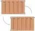 vidaXL Gartentor WPC und Aluminium 100x80cm braun (42039048)