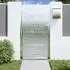 vidaXL Gartentor silber 85x196cm Edelstahl (3402587)