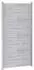 vidaXL Gartentor silber 85x196cm Edelstahl (3402587)