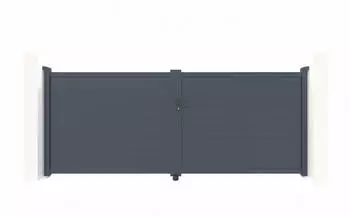 Casanoov Eiger Electric swing gate 400 x 160 cm grey