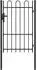 vidaXL Zauntor BOXTEL 103x200cm pulverbeschichteter Stahl, grau (42008869)