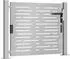 vidaXL Gartentor Cortenstahl quadratisches Design 105x80cm (153196)