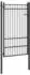 vidaXL BAARLO Gartentor Metall schwarz 100x175cm (42034067)