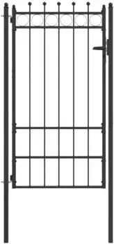 vidaXL HORST Zauntor Metall schwarz 100x175cm (42034062)