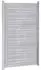 vidaXL Gartentor mit Schloss, Edelstahl, silber, 85x120cm (3402578)