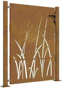 vidaXL Gartentor 100x150cm, schwarz, abschlie&szlig;bar (153229)