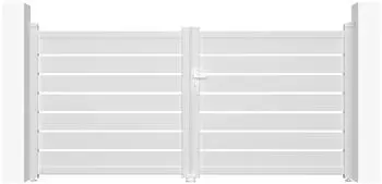 Casanoov Vogel Double-wing door aluminium 300 x 143 cm white