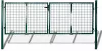 vidaXL Gartengitter f&uuml;r Tor Zaun T&uuml;r und Wand 300 x 75 cm