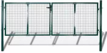 vidaXL Gartentor f&uuml;r Maschendrahtzaun 289x75cm / 306x125cm