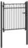 vidaXL Zauntor BAARLO 100x100cm, Metall, schwarz, abschließbar (42034064)