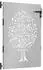 vidaXL Gartentor Cortenstahl Baum-Design 85x125cm